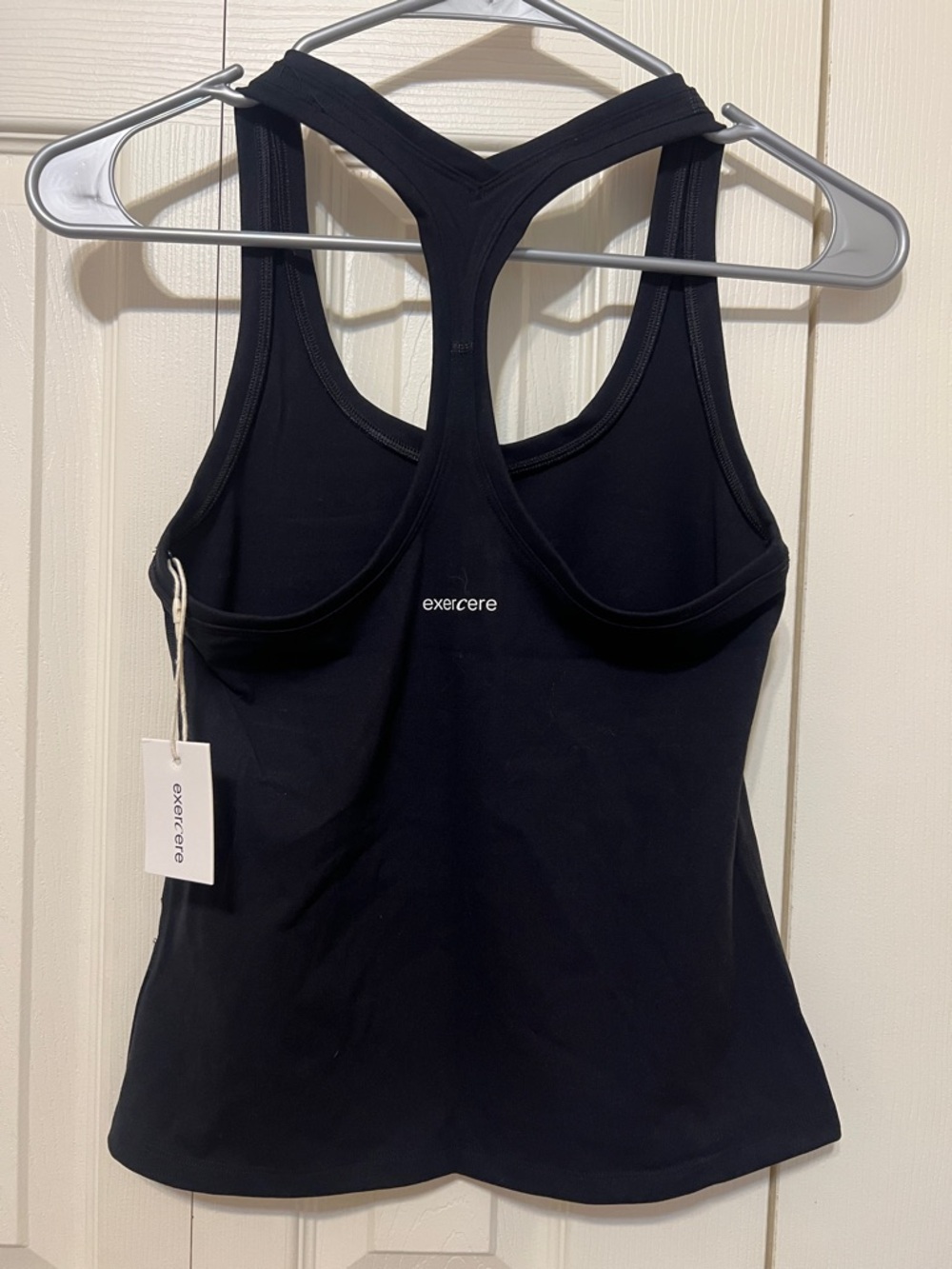 Exercere Black Racerback Performance Tank Top - Picture 2 of 5
